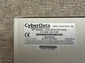 011393A CYBERDATA Sip Speaker