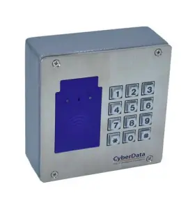 CD-011426 CYBERDATA Rfid Keypad Secure Access Control
