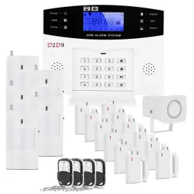 727542688250 D1D9 Burglar Alarm Wireless Gsm Auto Dialer Kit