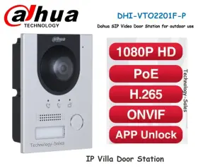 DHI-VTO2201F-P DAHUA Ip Villa Door Station Anodized Front