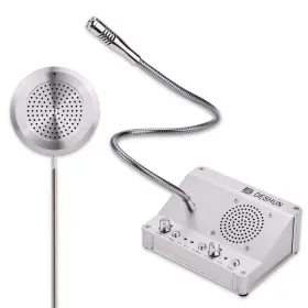 DS-2008 DESHUN Dual Window Intercom Microphone Bank Hospital