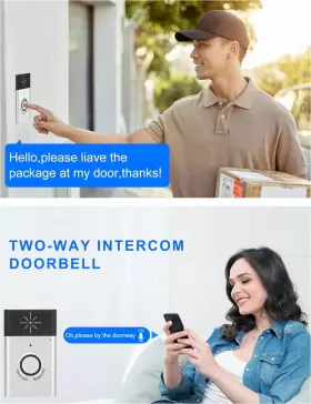712979651892 DIOCHE Wireless Voice Intercom Doorbell Power #2