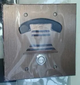 DP38-NBZF DOORBELL FON Door Station Double Gang Flush Mount