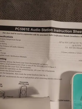 PC5961 DSC Stand Alone Audio Intercom Security Fire Alarm #3