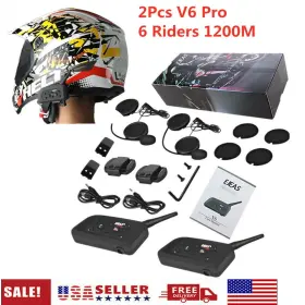 TNO7495134701489CM EJEAS Pro Helmet Intercom Bluetooth Walkie