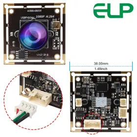 753510264430 ELP Fisheye Raspberry Pi Microphone Web Usb Cam #2