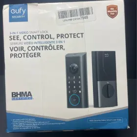 T8531Y1 EUFY Security Video Smart Lock Doorbell Deadbolt Wifi