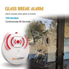 708210447614 EVA LOGIK Ultra Window Alarm Loud Vibration Sen #2