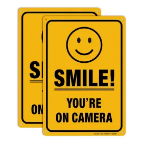 1007SM FAITTOO Pack Smile Youre Camera Video Sign