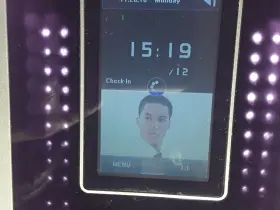 FACE-ID4 FINGERTEC Facial Recognition Punch Clock Attendance #2