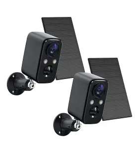 HU-XI-201 FOAOOD Security Cameras Wireless Solar Panel