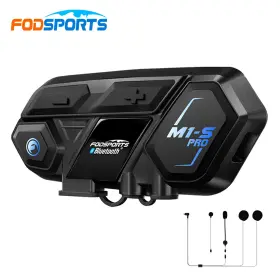 65598 FODSPORTS Pro Helmet Intercom Headset Interphone