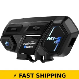 M1-S FODSPORTS Pro Bluetooth Intercom Waterproof