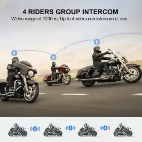 785197574861 FODSPORTS Bluetooth Intercom Pro Helmet Motorcyc #3