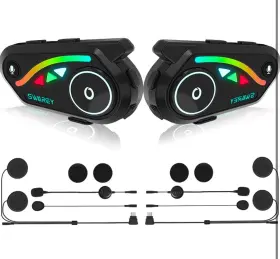 A001EUB1 FODSPORTS Swarey Bluetooth Headset Helmet Intercom