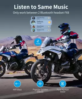 FX8-AIR FODSPORTS Bluetooth Intercom Music Single Pack #3