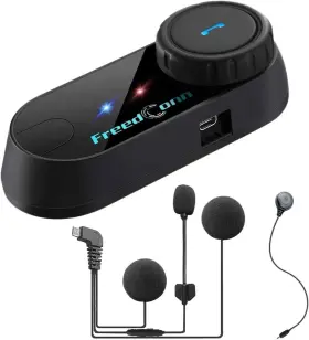B06XF1MYRZ FREEDCONN Tcom Vb Helmet Bluetooth Intercom Kit