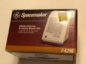 7-4296 GE General Electric Spacemaker Wireless Intercom