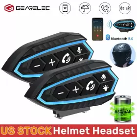 37049315972-1 GEARELEC Helmet Headset Wireless Bluetooth