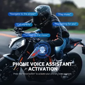 BT36 GEARELEC Helmet Headset Bt Wireless Headphones Noise Fm #2