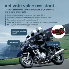 DK02PRO GEARELEC Helmet Headset Intercom Interphone Speaker #3
