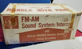 W337 GENERAL ELECTRIC Am Fm Radio Intercom Speaker Remote #3