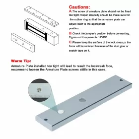 780854729530 GERSIK Magnetic Door Lock Holding Force #2