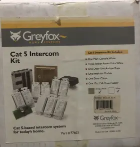 804428019459 GREYFOX Cat Intercom Kit