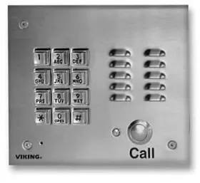 615687221114 HANDSFREE PHONE W KEY PAD STAINLESS Door