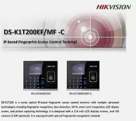 DS-K1T200MF HIKVISION Ip Based Fingerprint Access Control #2
