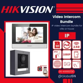 DS-KIS602 HIKVISION Ip Video Intercom Villa House Kit