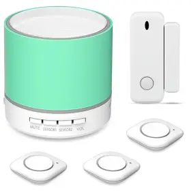 ZJ-KM00 HOIDURY Door Alarm Chime Wiring Subscription Volume