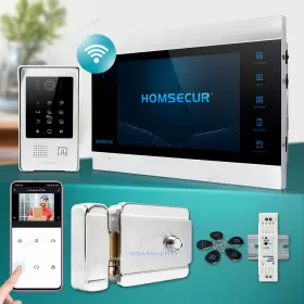 10139270115100736 HOMSECUR Wired Wifi Video Door Phone Card