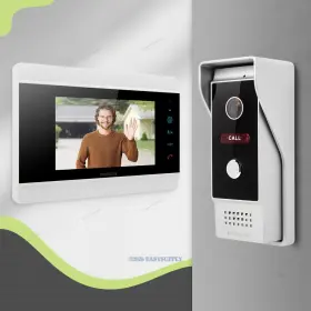 10154040115100736 HOMSECUR Video Door Phone Intercom Unlock