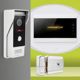 10154050112100736 HOMSECUR Wire Video Doorphone Intercom Ir