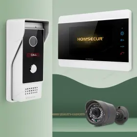 10154070113100736 HOMSECUR Video Doorphone Intercom Door Cctv