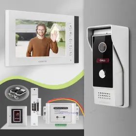 10154100117100736 HOMSECUR Video Doorphone Intercom Lock