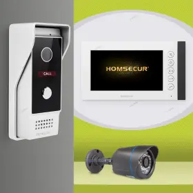 10154110112100736 HOMSECUR Video Doorphone Intercom Ir Camera