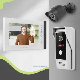 10154110115100736 HOMSECUR Video Doorphone Intercom Door