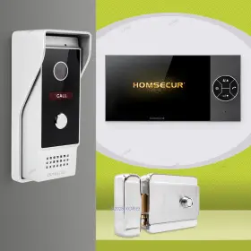 10154130112100736 HOMSECUR Wire Video Door Phone Intercom