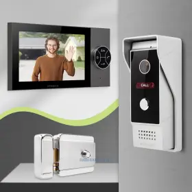 10154130115100736 HOMSECUR Video Doorphone Intercom Lock