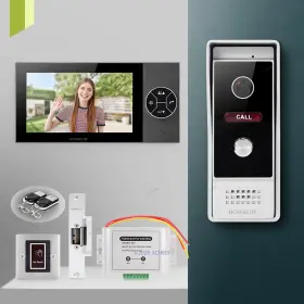 10154140112100736 HOMSECUR Wire Video Doorphone Intercom Door