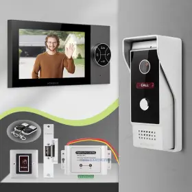 10154140115100736 HOMSECUR Intercom Set Electrical Lock Night