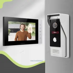 10154160115100736 HOMSECUR Video Door Phone Intercom Unlock