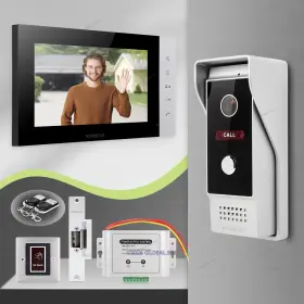10154180120100736 HOMSECUR Video Doorphone Intercom Door Lock