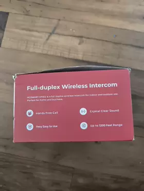 HY-812 HOSMART Duplex Wireless Intercom Manual #3
