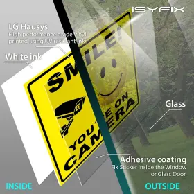 635346722608 ISYFIX Smile Youftre Camera Stickers Pack Decals #3