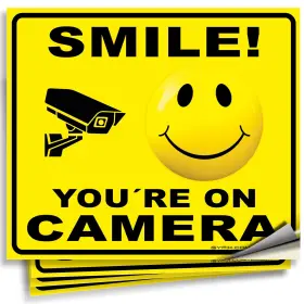 635346722608 ISYFIX Smile Youftre Camera Stickers Pack Decals
