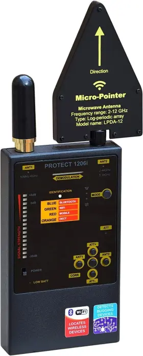 738549555452 KJB Security Digital Rf Wireless Signal Detector