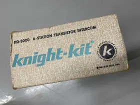 KG-3000 KNIGHT Transistor Intercom Unassembled Manual Kit